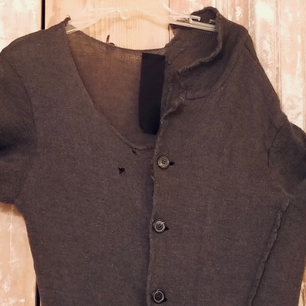 Rundholz Black Label distressed cardigan dress